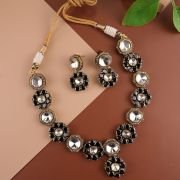Gold Plated Polki shape Choker