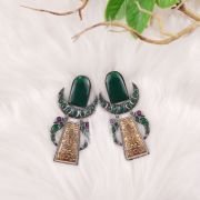 Beautiful TWO TONE OXIDISESD EARRINGS