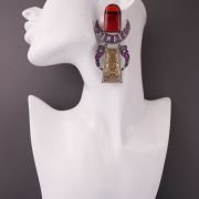 Beautiful TWO TONE OXIDISESD EARRINGS