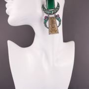 Beautiful TWO TONE OXIDISESD EARRINGS