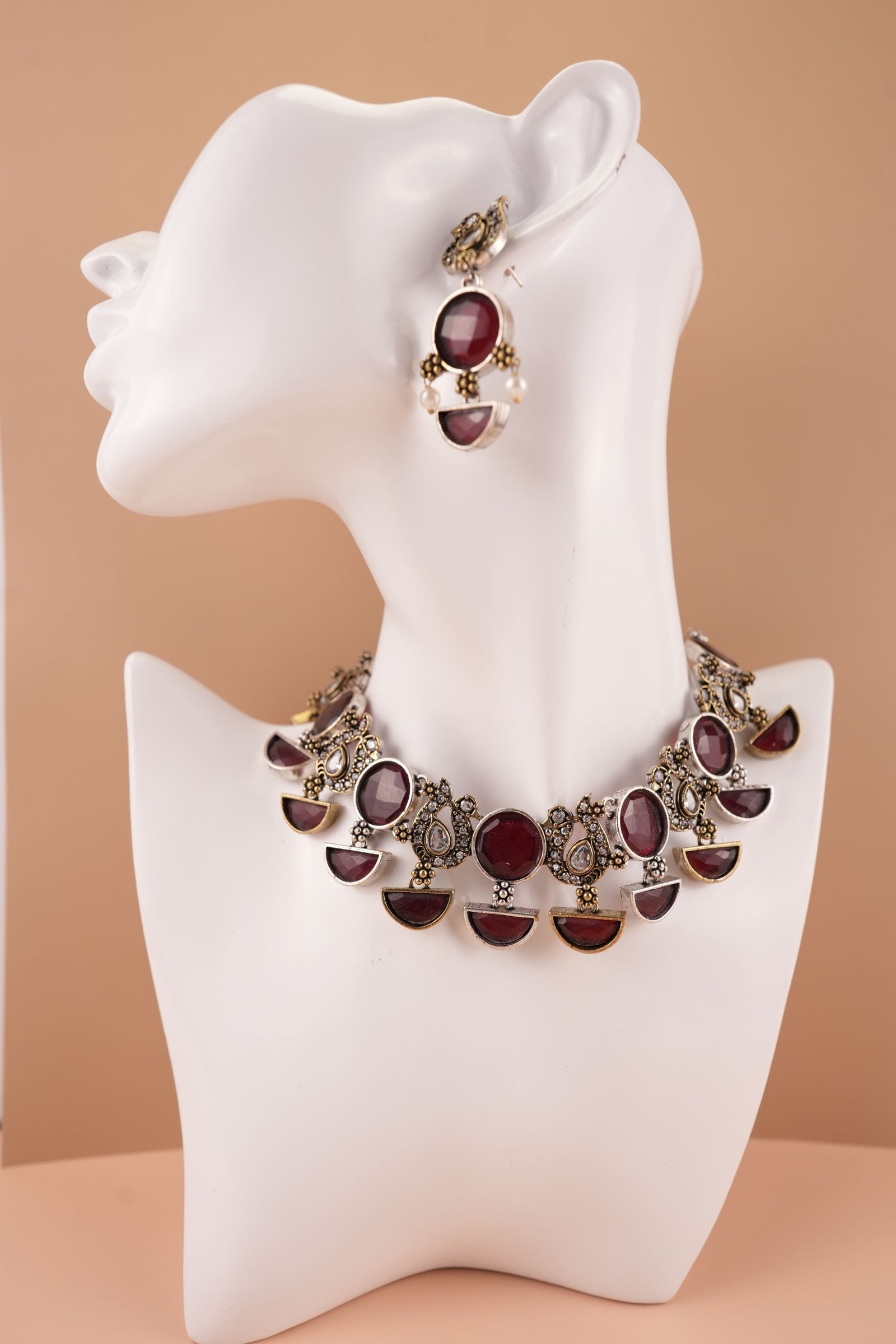 Oxidised Handcrafted necklace