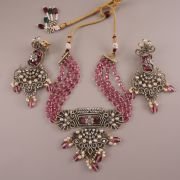 Menakari kundan Choker Set with earrings
