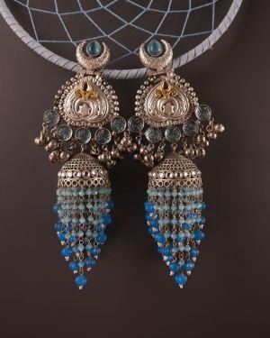 Surbhi Jhumkas -Blue