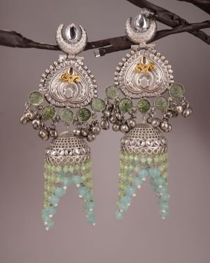 Surbhi Jhumkas -Blue