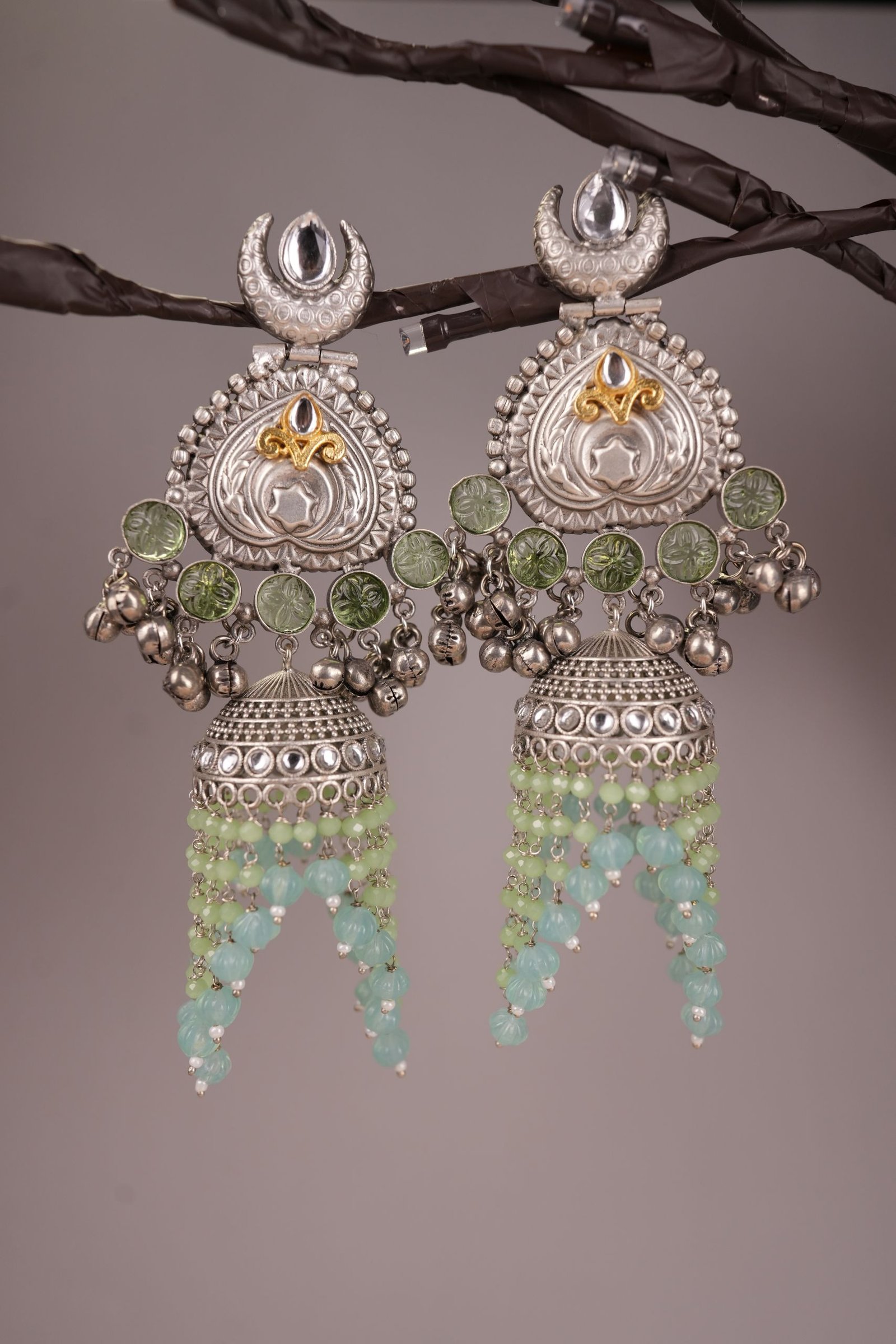 Surbhi Jhumkas -Blue