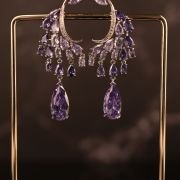 Claire ear drops- Blue and white stone