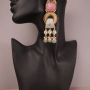 Mina earrings-Pink