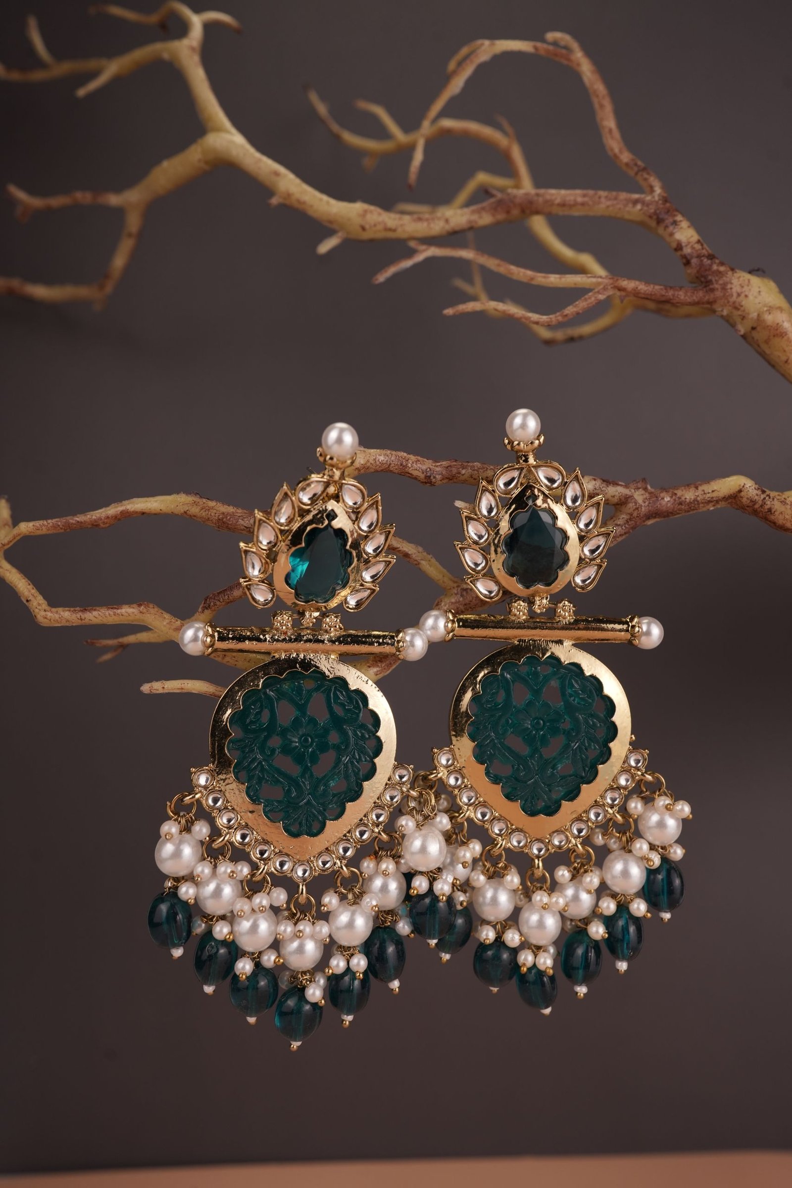Lightweight Meenakari Danglers