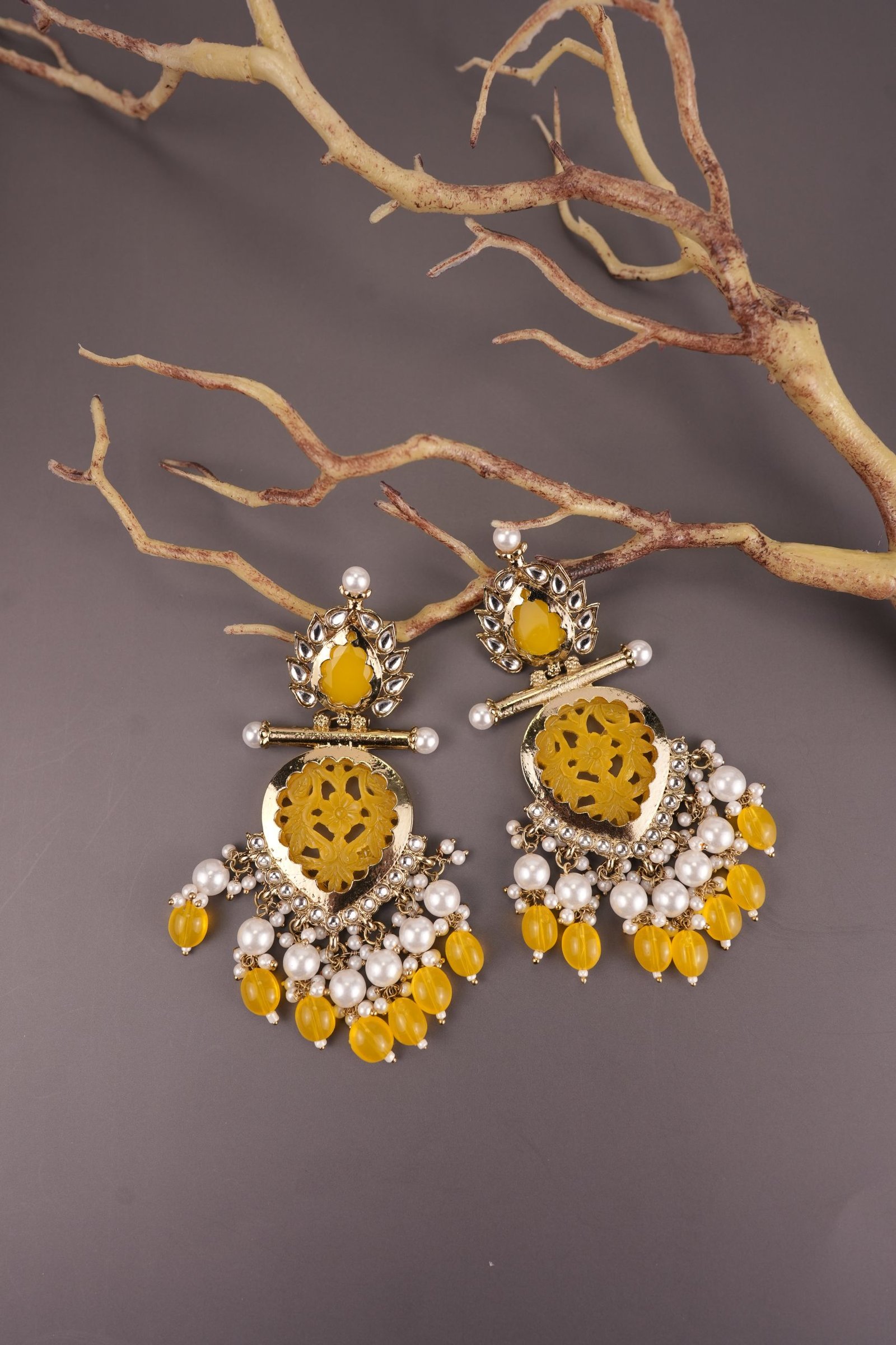 Lightweight Meenakari Danglers