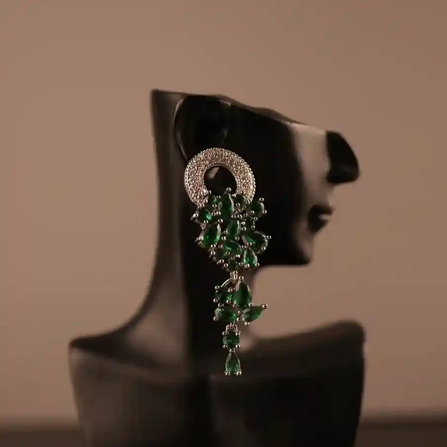 Shea earrings- Green