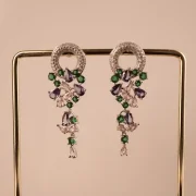 Shea earrings- Green