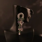 Shea earrings- Green