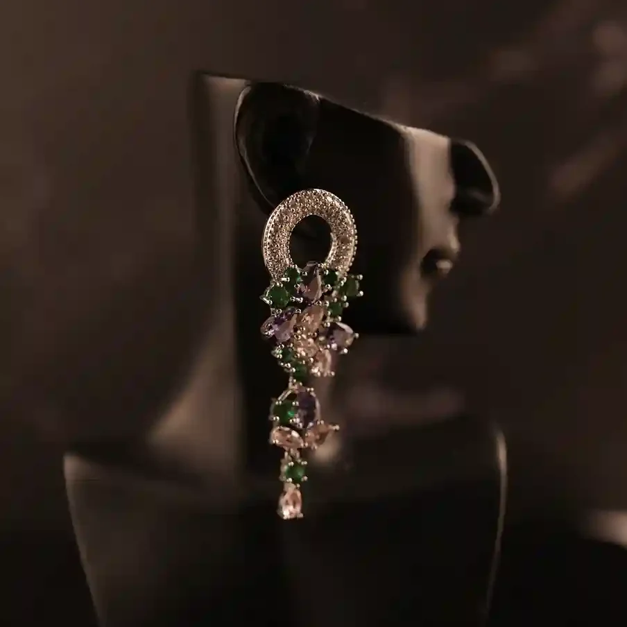 Shea earrings- Green