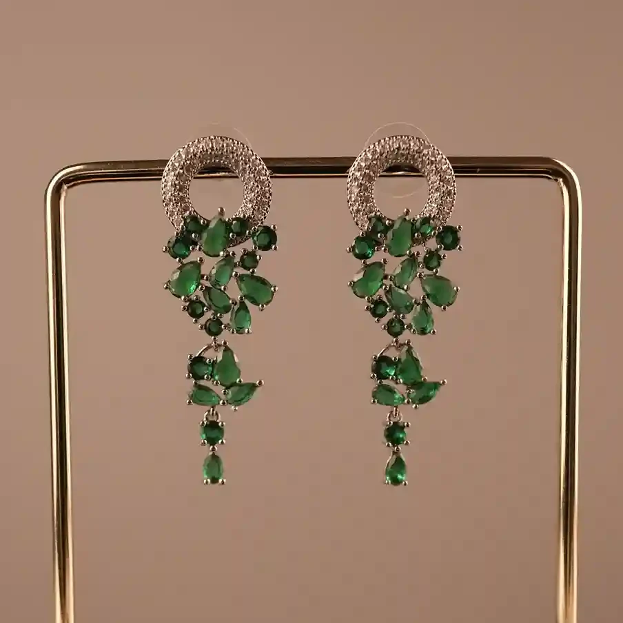 Shea earrings- Green