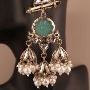 Tri Jhumka (Light green)