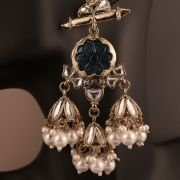 Tri Jhumka (Light green)