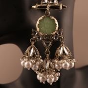 Tri Jhumka (Light green)