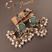 Tri Jhumka (Light green)