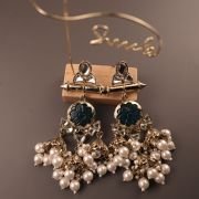 Tri Jhumka (Light green)