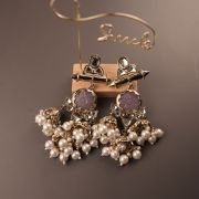 Tri Jhumka (Light green)
