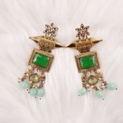 Jagriti pearls kunda earrings