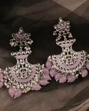 Anshu Chandbalis  Kundan Earrings