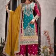 Haute Embroidered Palazzo Salwar Kameez