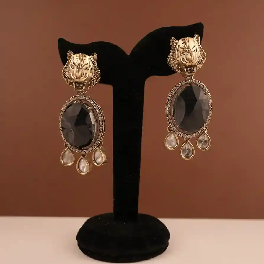 Amiri Earrings – Black