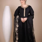 Vamika Black Dress (Free size S to XXL)