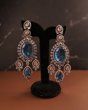 Stone studded earrings