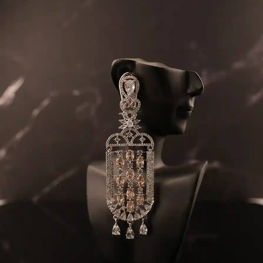Elegance American diamond dangler