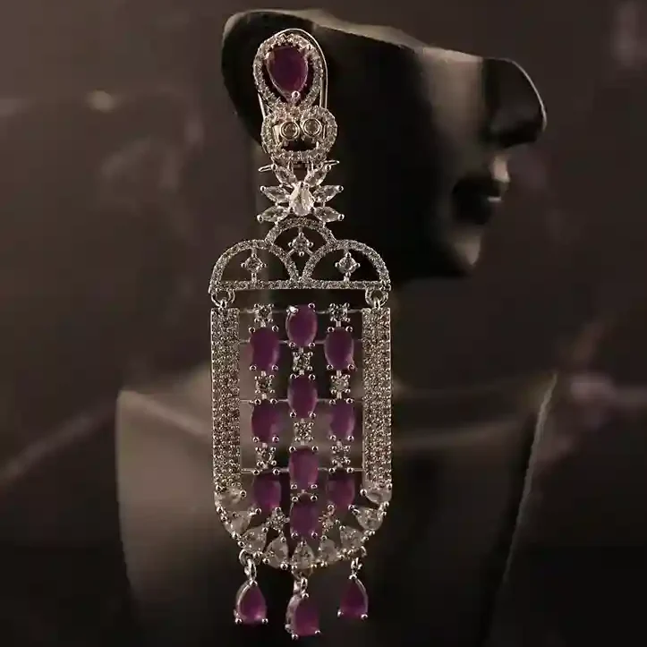 Elegance American diamond dangler