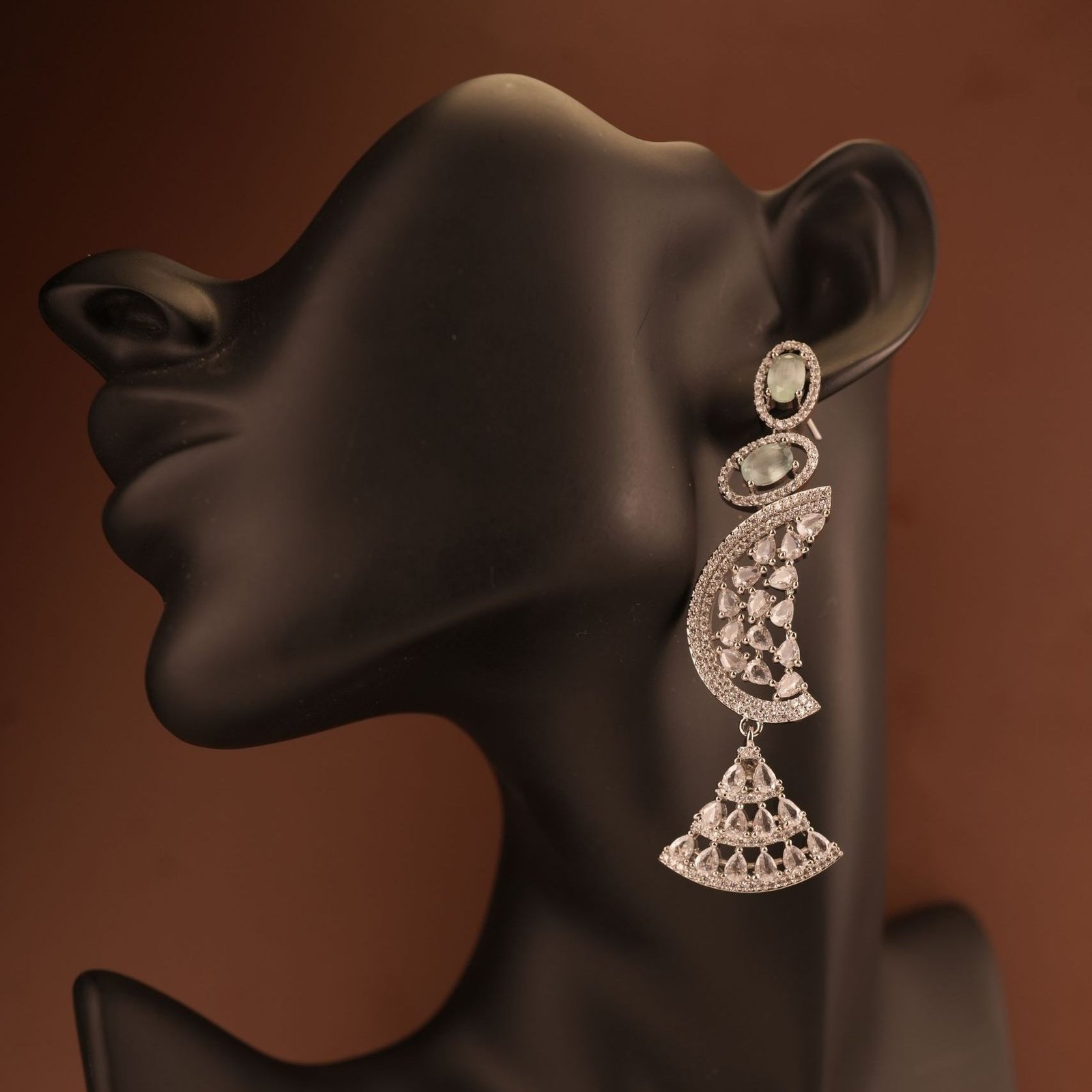 American Diamond Chandbali