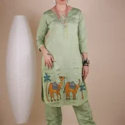 Moh Indigo Green Co-Ord (Set of 2)