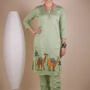 Moh Indigo Green Co-Ord (Set of 2)