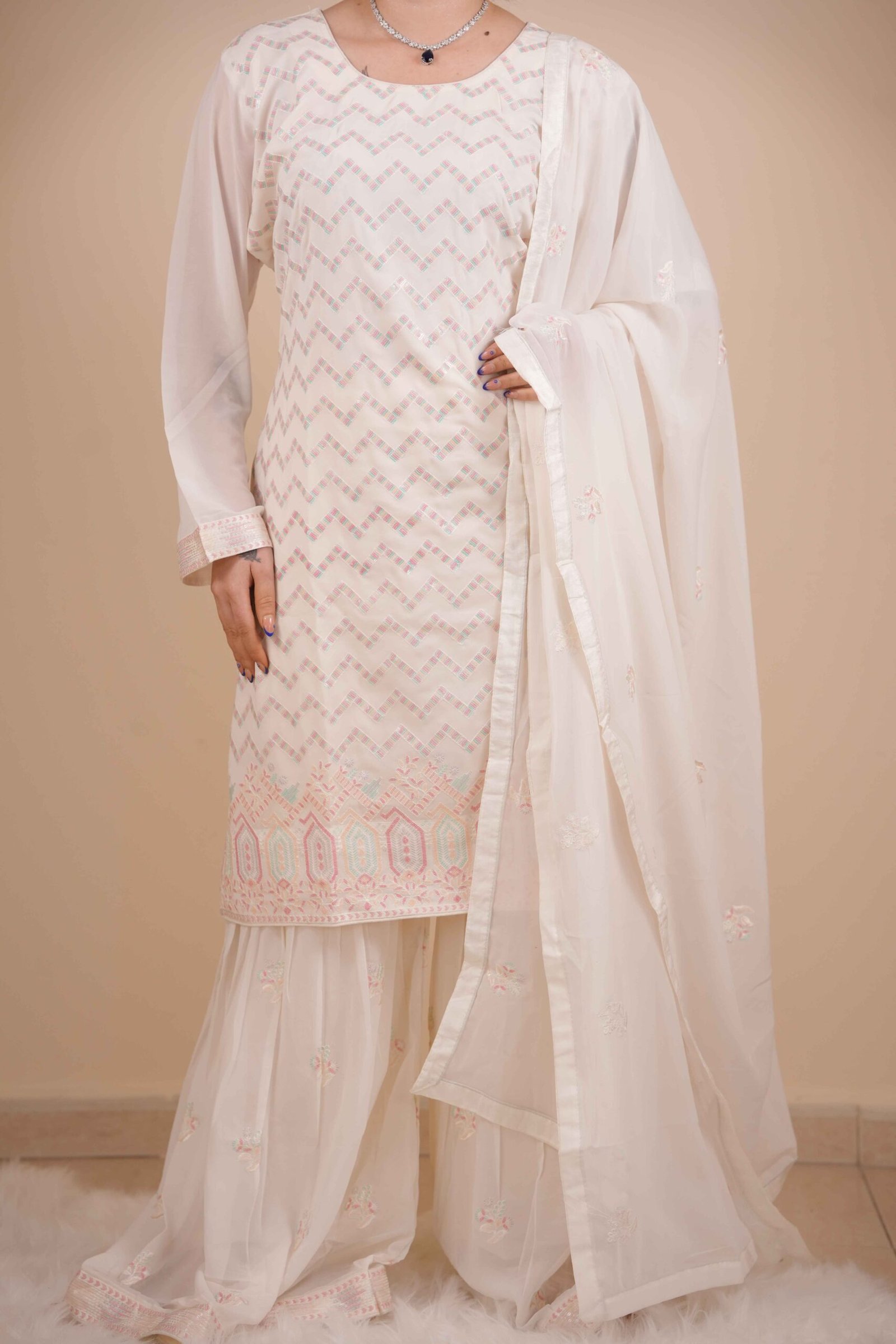 Heer white dress- Free size S to 2XL