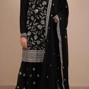 Heer Black Dress- Free Size S to 2XL