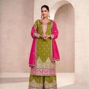 Silk Premium Plazzo Designer Suits