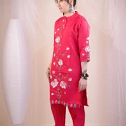 Alizey printed red co-ord set (2 piece)