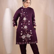 Alizey printed red co-ord set (2 piece)