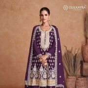 Flory gold Chinon Ghagra suit