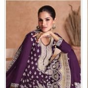 Flory gold Chinon Ghagra suit