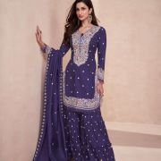 Aashirwad Gulkand Basanti Dola Silk Designer Wholesale Bollywood salwar suits.
