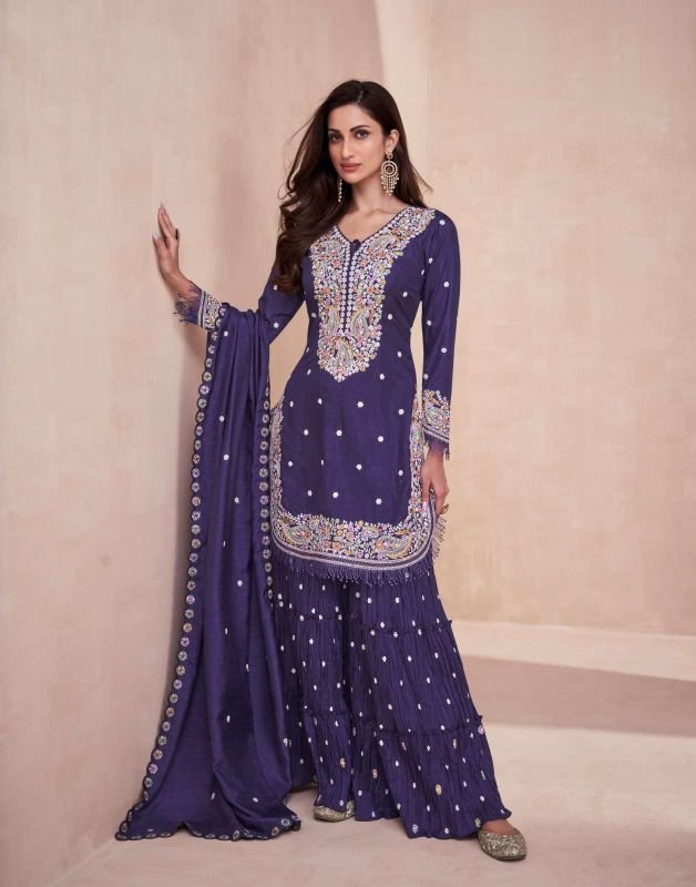 Aashirwad Gulkand Basanti Dola Silk Designer Wholesale Bollywood salwar suits.