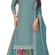 Aashirwad Collection Embroidered Straight Ghagra Style Salwar Suit