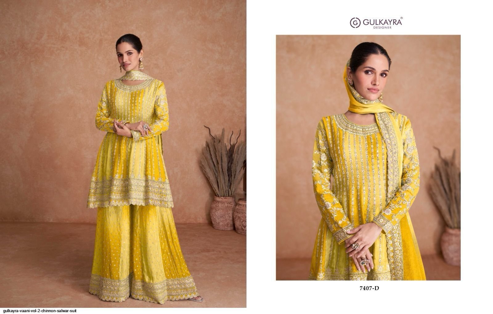 GULKAYRA VAANI VOL 2 CHINNON SALWAR SUIT