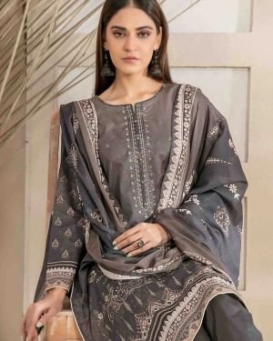 Embroidered Digital Printed Lawn Cotton Pakistani Salwar Kameez
