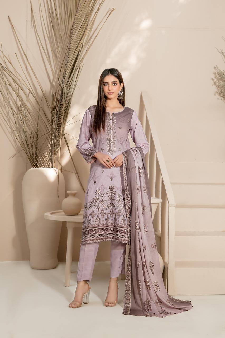 Embroidered Digital Printed Lawn Cotton Pakistani Salwar Kameez
