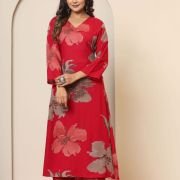 Crimson Blossom Co-ord Set