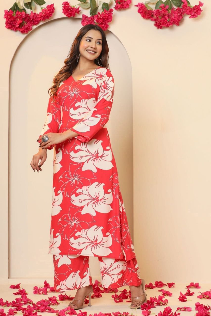Summer Floral Printed Co-ord Set